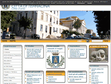 Tablet Screenshot of comune.terracina.lt.it